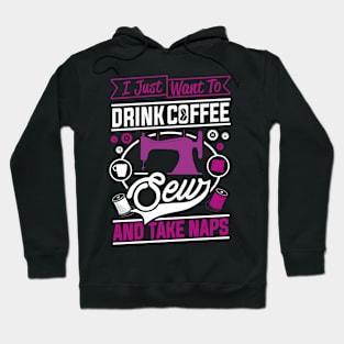 Funny Sewing Sewer Design Hoodie